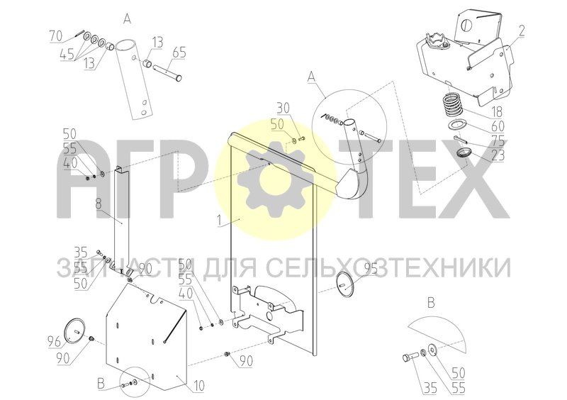 Кронштейн (154.56.21.100) (№18 на схеме)